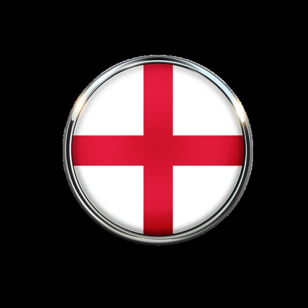 england, flag, circle