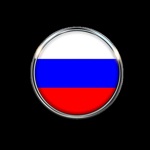 russia, flag, circle