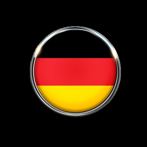 germany, flag, circle